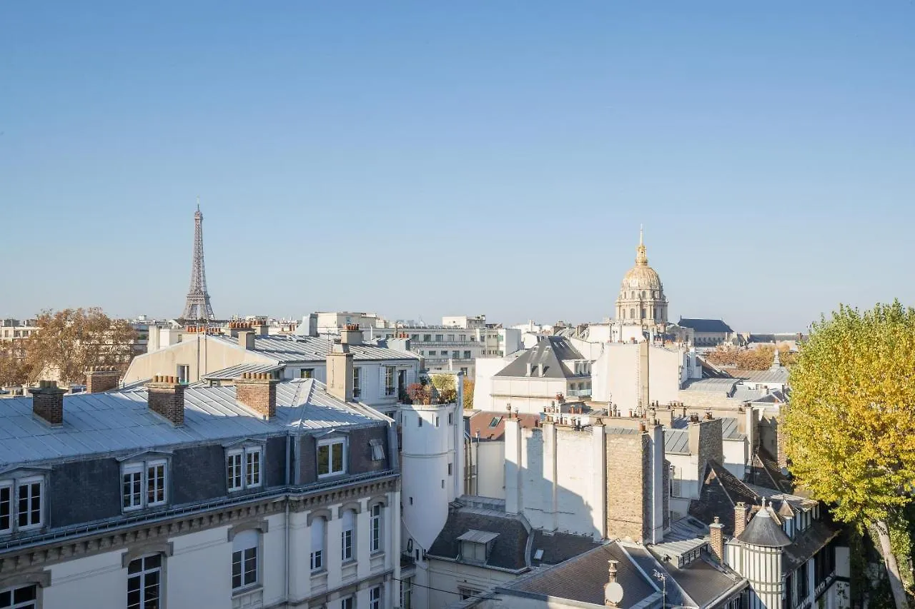 Eiffel Tower View Terrace Saint Germain Des Pres Apartment Paris